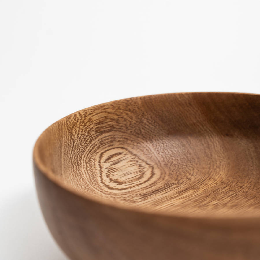 Cuenco Bowl - Crafted in Rosa Morada Wood by Women Artisans in Mexico