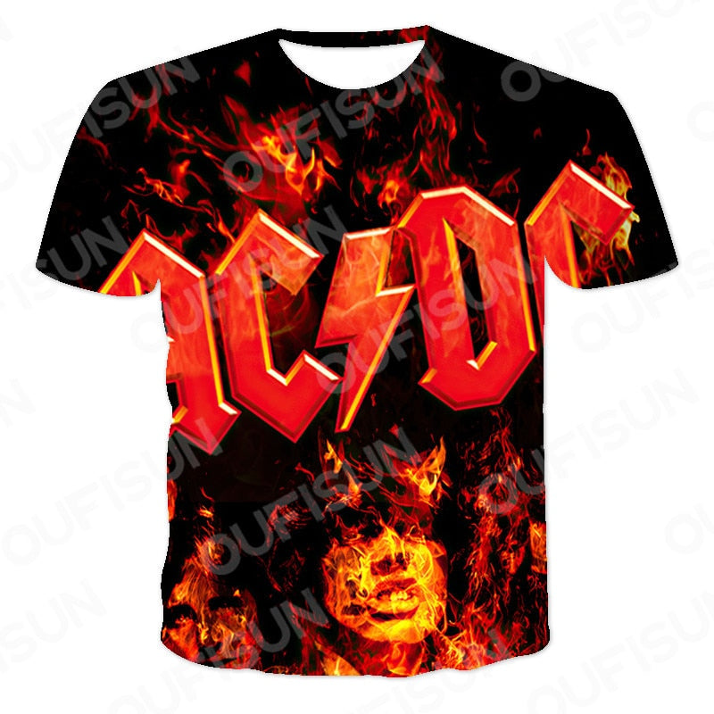 Rock T-Shirt by Oufison - 11 Designs In All - A Perfect Gift For Rock Fans!