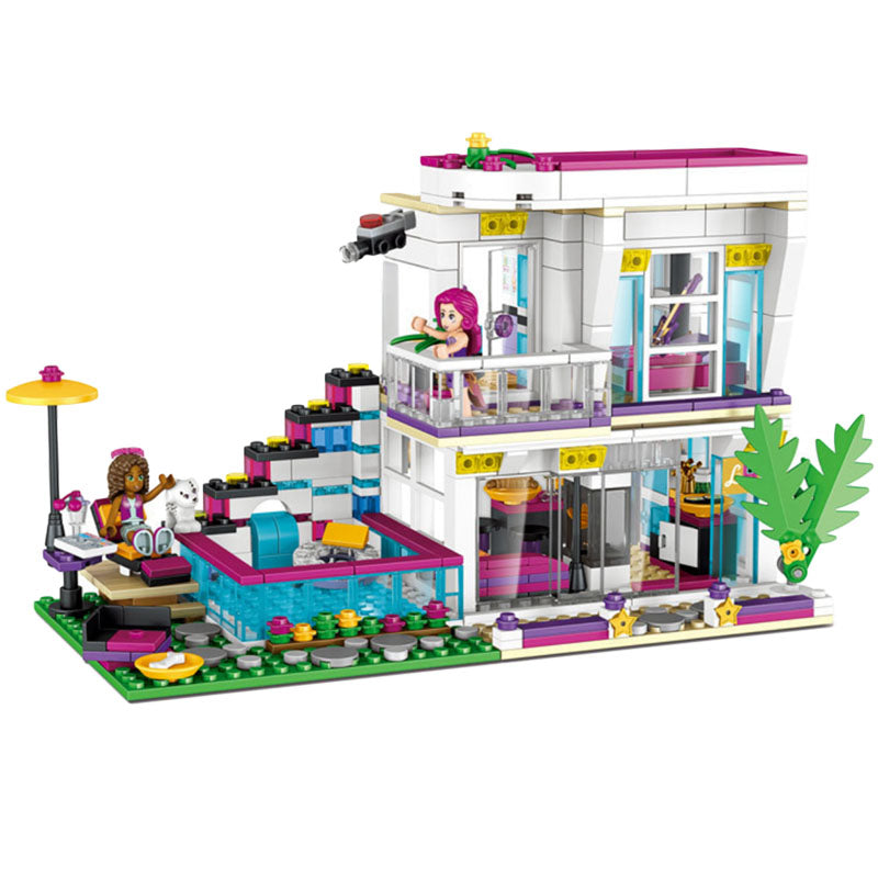 Modern Dollhouse Building Blocks - Lego Compatible - For Girls