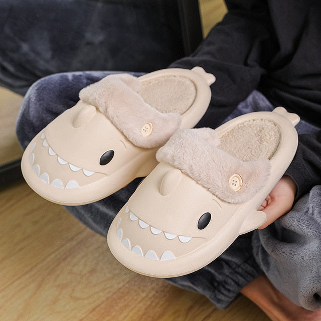 Funny Shark Furry Slides