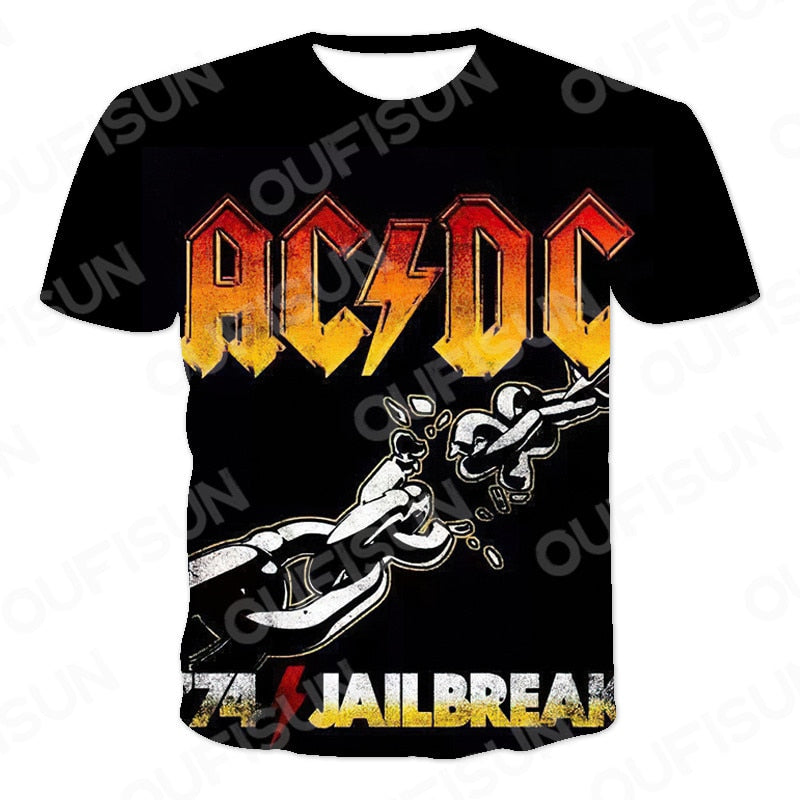 Rock T-Shirt by Oufison - 11 Designs In All - A Perfect Gift For Rock Fans!