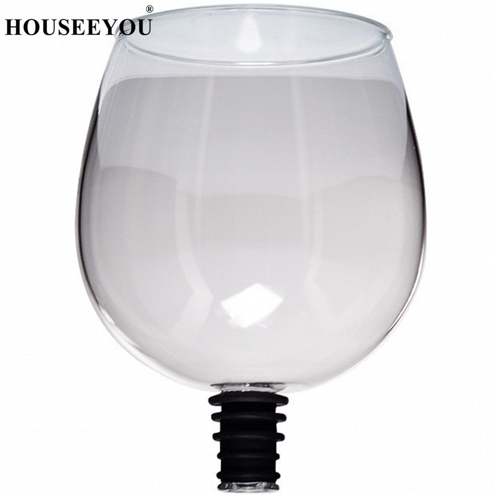 Creative Wine Glass with Silicone Seal