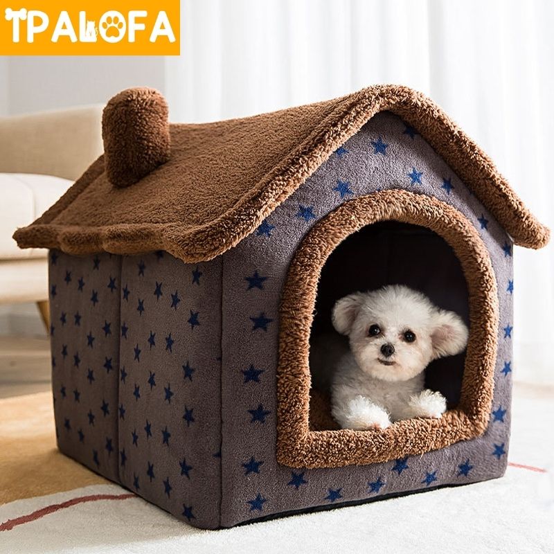 Soft Winter Dog and Cat Bed House