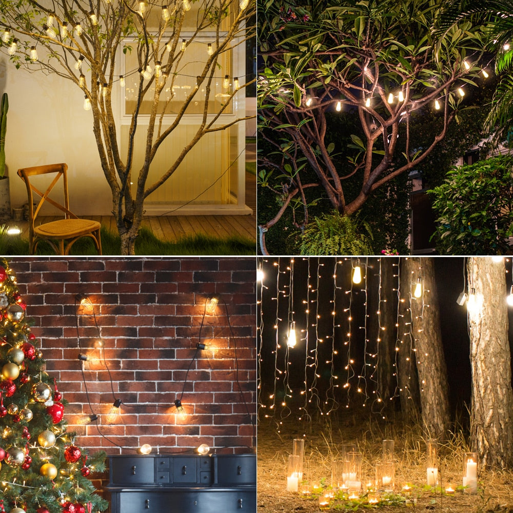 LED Solar String Christmas Lights