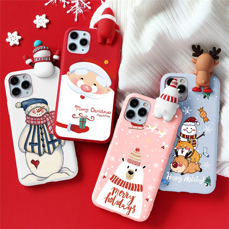 Christmas Santa Soft Phone Case