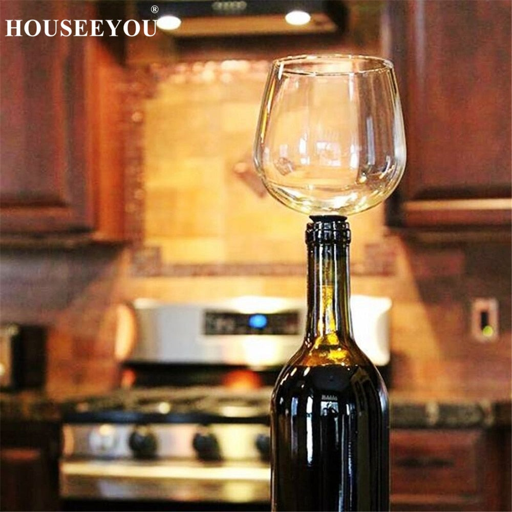 Creative Wine Glass with Silicone Seal