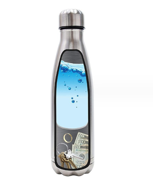 Secret Stash Water Bottle™ -- Peace of Mind On the Go!