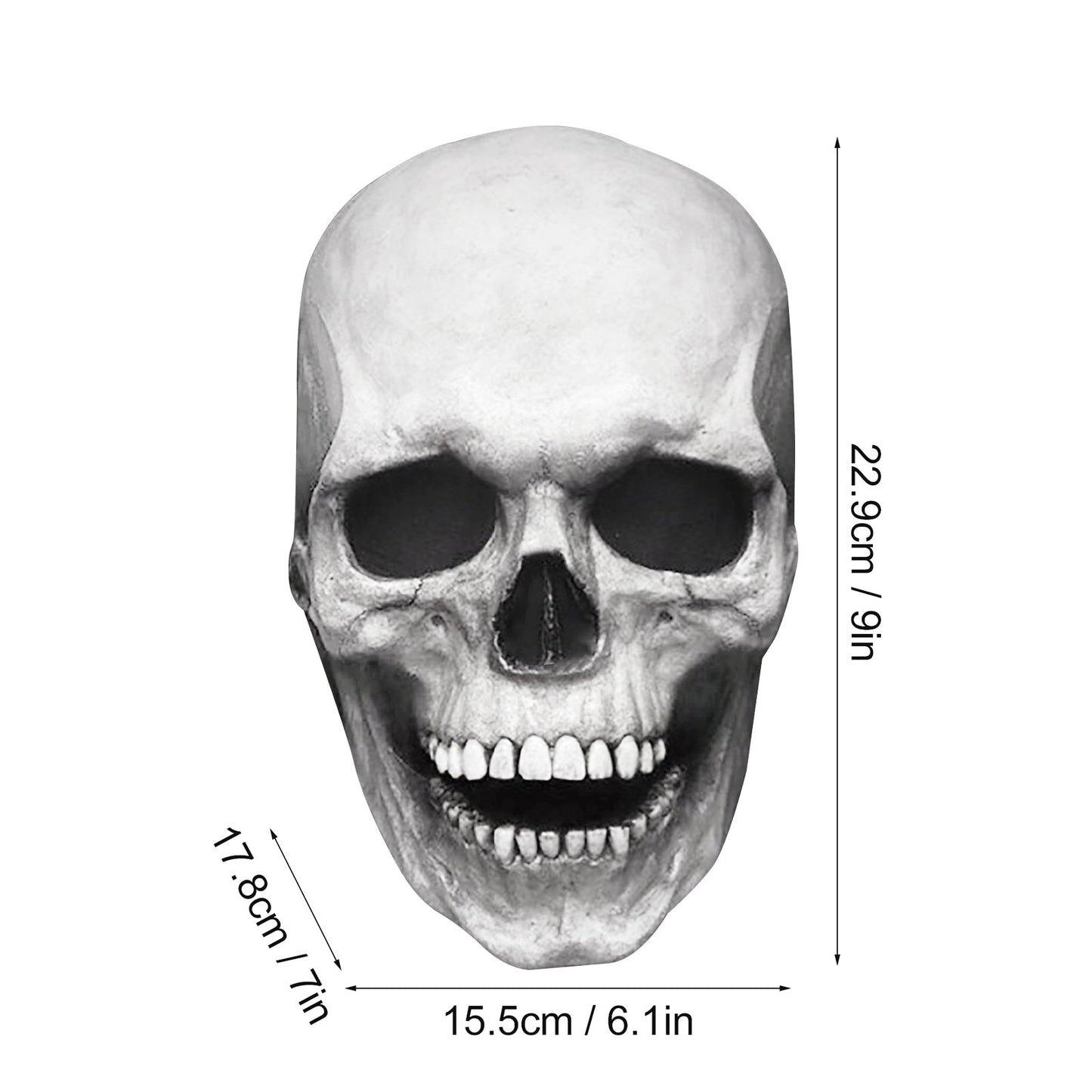 Talking Skull Mask - Moveable Jaw!