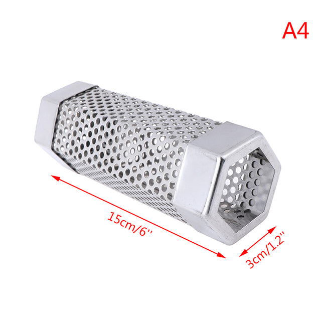 BBQ Stainless Steel  Perforated Mesh Smoker Tube