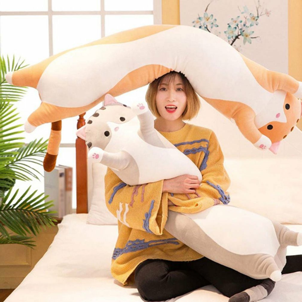 Cozy Long Kitty Cushion - The Perfect Naptime Pal!