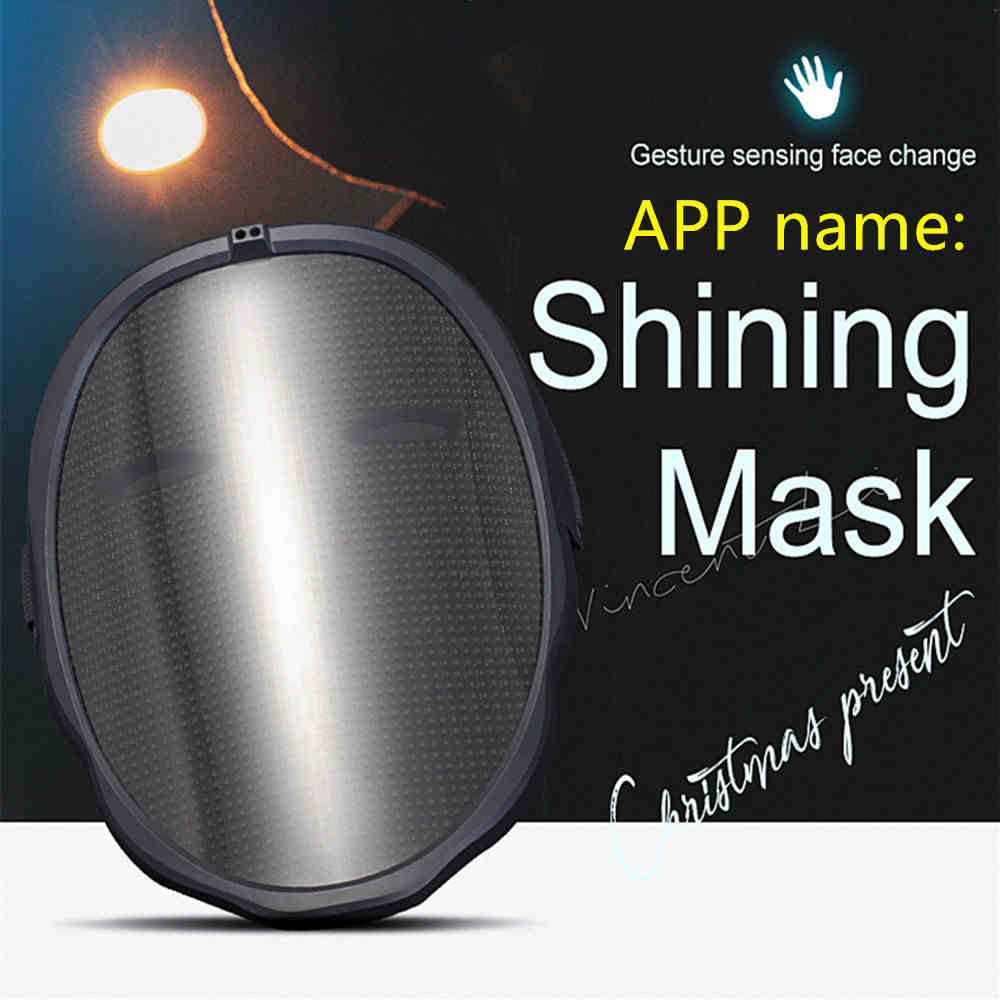 Bluetooth Light Up LED Mask With App