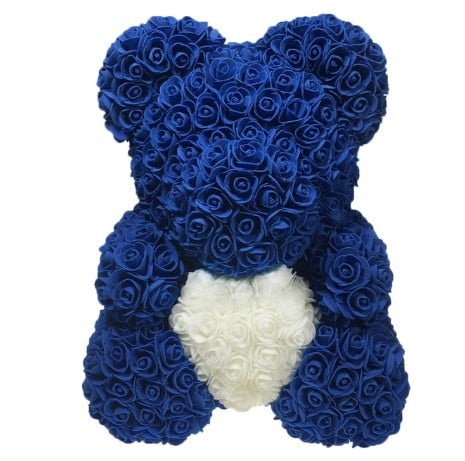 Rose Bear Heart Artificial Flower - Great gift!